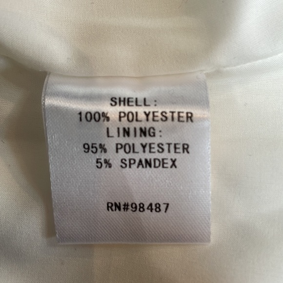 Dora Landa halter blouse, cream/black, size S, NWT - Picture 8 of 9